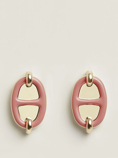 Hermès Mini Maillon earrings at Collagerie