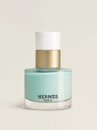 Hermès Les Mains Hermès limited edition nail polish in Vert Aqua at Collagerie