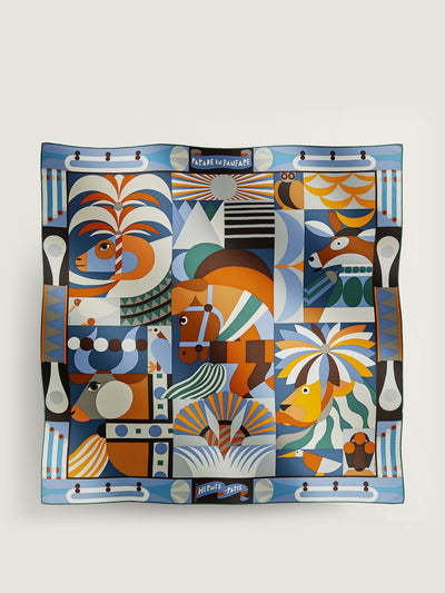 Hermès Parade en Fanfare scarf at Collagerie