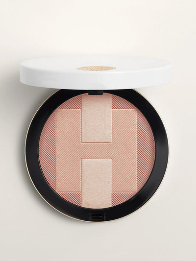 Hermès H Trio iridescent mineral powder in Rose Atacama at Collagerie