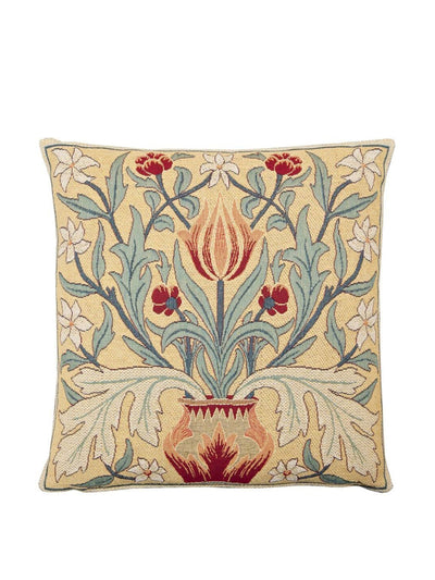 Hines of Oxford Morris tulip tapestry cushion at Collagerie