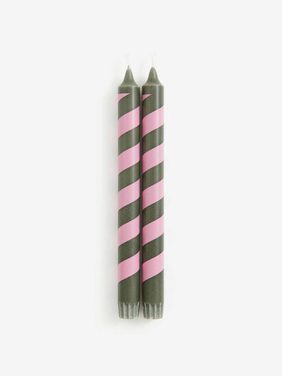 H&M Candy cane candles (set of 2) at Collagerie