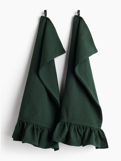 H&M Home Cotton tea towels (set of 2) at Collagerie