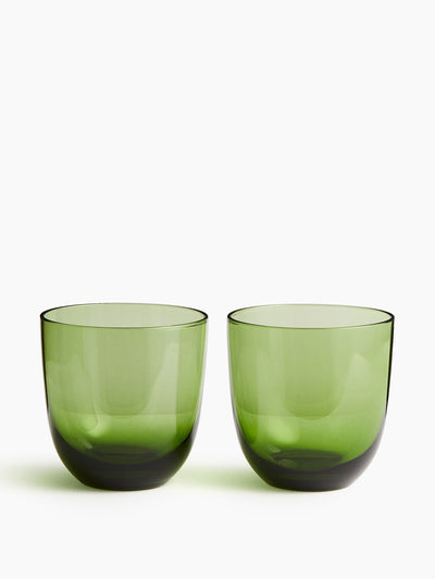H&M Home Glass tumblers (set of 2) at Collagerie