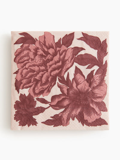 H&M Home Patterned paper napkins (20-pack) at Collagerie