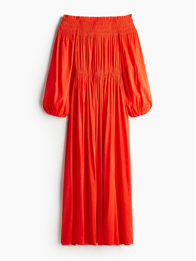 H&M Smock-topped off-the-shoulder dress at Collagerie