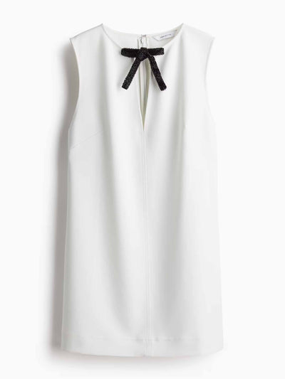 H&M Bow-detail dress at Collagerie