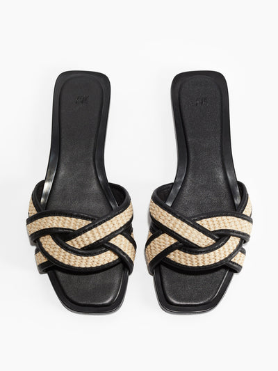 H&M Braided sandals at Collagerie
