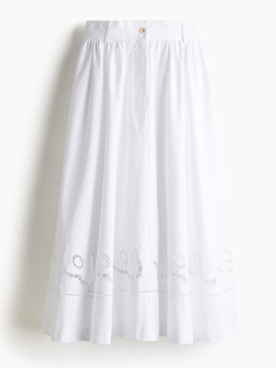 H&M Broderie anglaise skirt at Collagerie