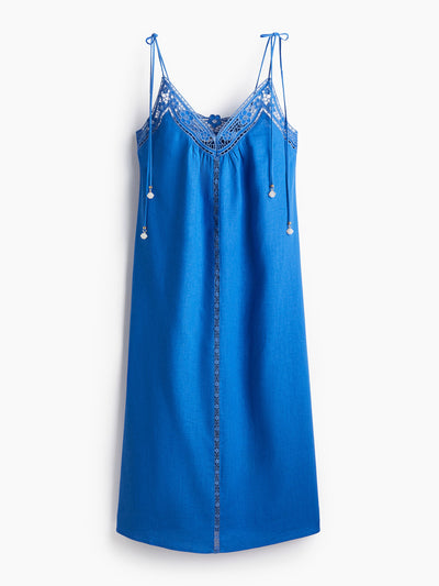 H&M Broderie anglaise tie-strap dress at Collagerie
