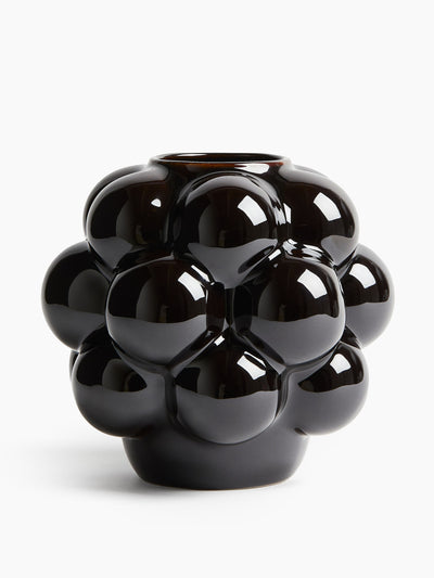 H&M Home Bubbly stoneware vase at Collagerie