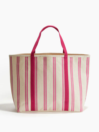 H&M Cotton canvas beach bag at Collagerie