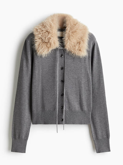 H&M Collared cardigan at Collagerie