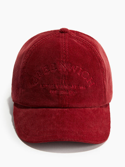H&M Corduroy cap at Collagerie