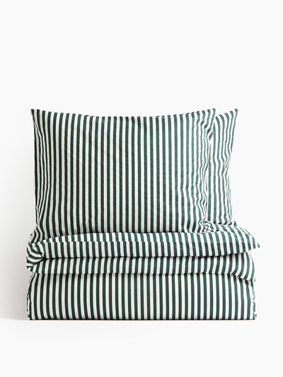 H&M Home Cotton double/king duvet cover set at Collagerie