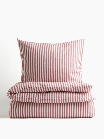 H&M Home Cotton single duvet cover set at Collagerie
