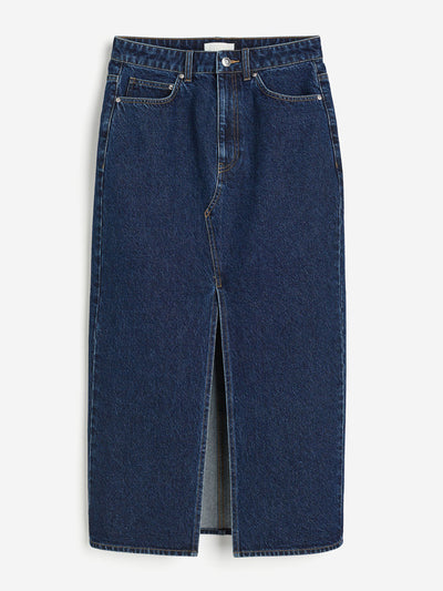 H&M Midi denim skirt at Collagerie