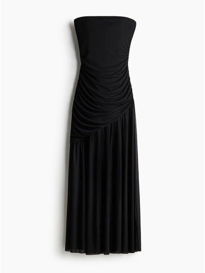 H&M Draped bandeau dress at Collagerie