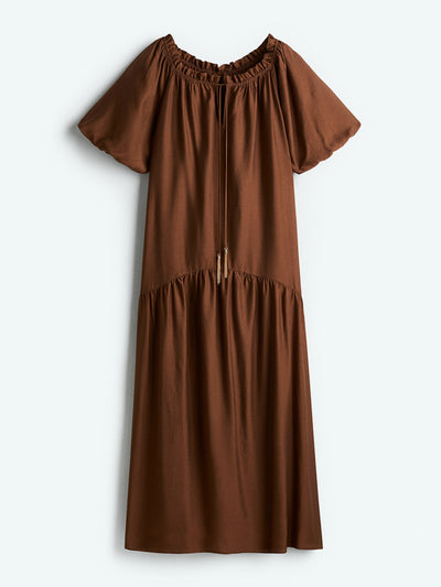 H&M Drawstring-detail dress at Collagerie