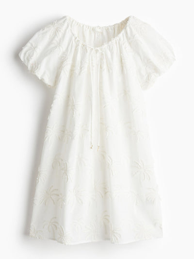 H&M Embroidered tunic dress at Collagerie