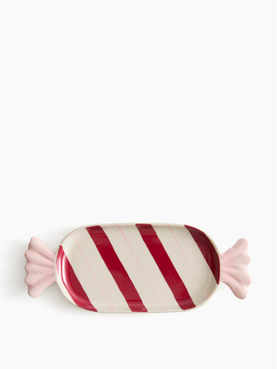 H&M Home Figurative stoneware serving plate at Collagerie