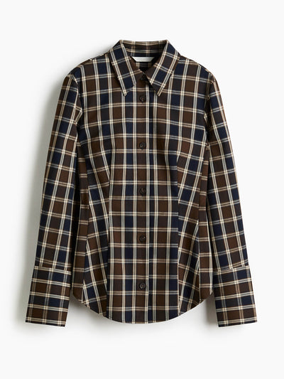 H&M Fitted twill shirt at Collagerie