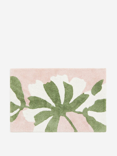 H&M Home Floral bath mat at Collagerie