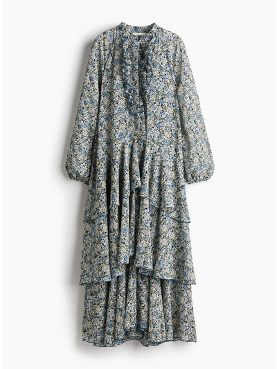 H&M Flounced maxi dress at Collagerie