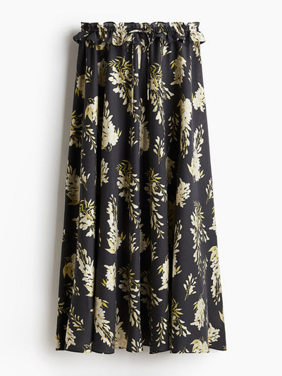 H&M Frill-trimmed maxi skirt at Collagerie