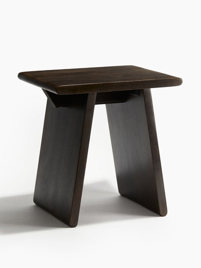 H&M Home Mango wood stool at Collagerie