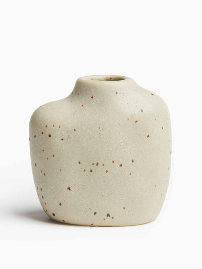 H&M Home Small irregular stoneware vase at Collagerie