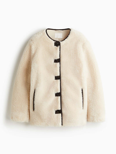 H&M Beige jacket at Collagerie