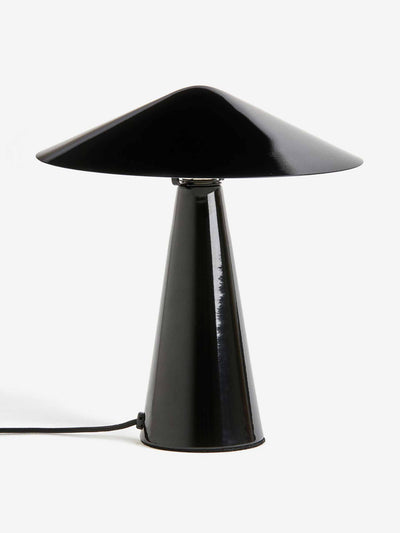 H&M Home Black metal table lamp at Collagerie