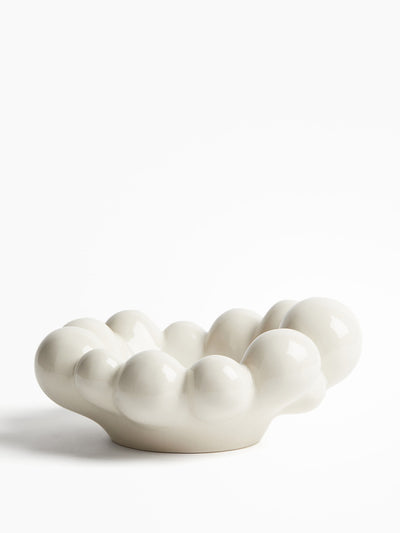 H&M Home Large bubbly stoneware bowl at Collagerie