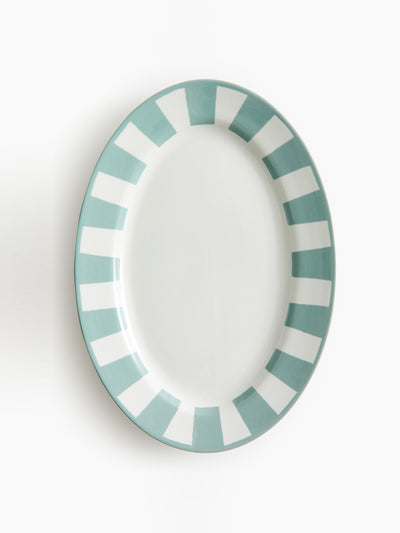 H&M Home Large porcelain serving plate at Collagerie