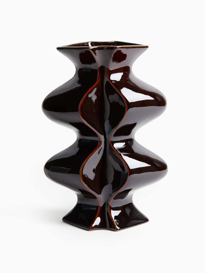H&M Home Large stoneware vase at Collagerie