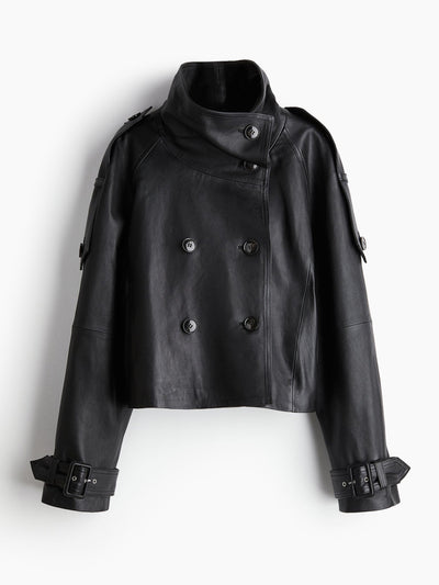 H&M Leather jacket at Collagerie