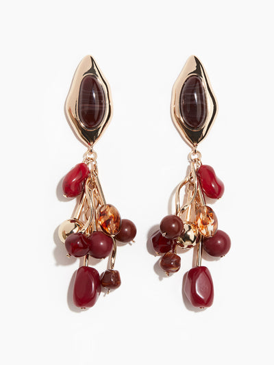 H&M Long cluster earrings at Collagerie