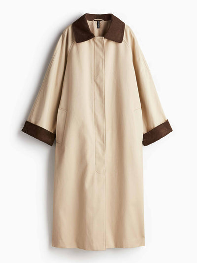 H&M Cotton twill coat at Collagerie