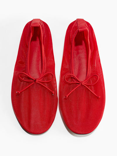 H&M Mesh ballet pumps at Collagerie