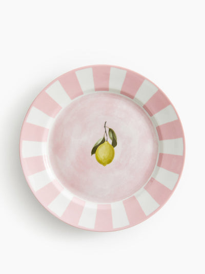 H&M Home Motif-detail porcelain mid plate at Collagerie
