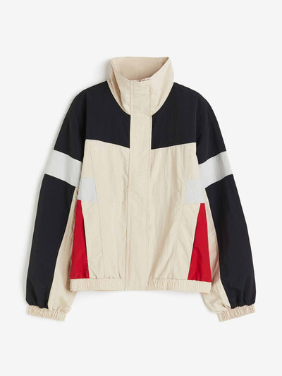 H&M Nylon windbreaker at Collagerie