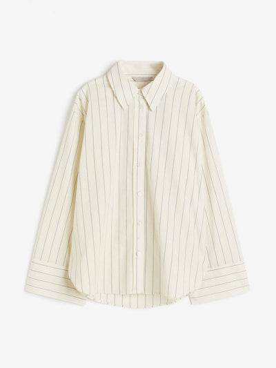 H&M Oversized cotton shirt at Collagerie