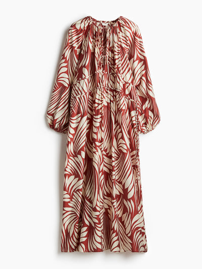 H&M Oversized drawstring-detail dress at Collagerie