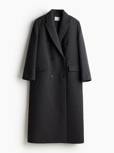 H&M Oversized maxi coat at Collagerie