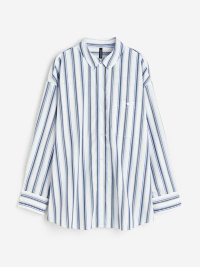 H&M Oversized poplin shirt at Collagerie