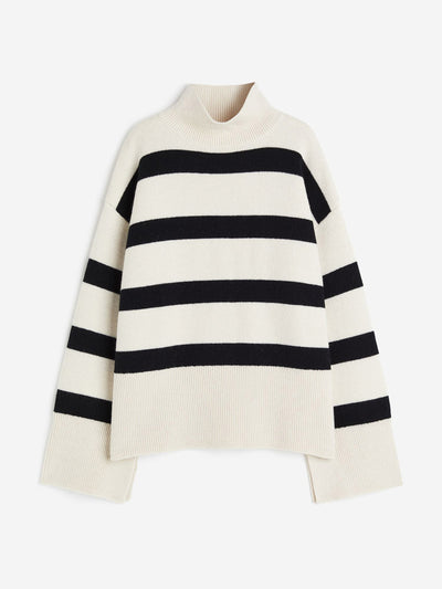 H&M Oversized turtleneck jumper at Collagerie