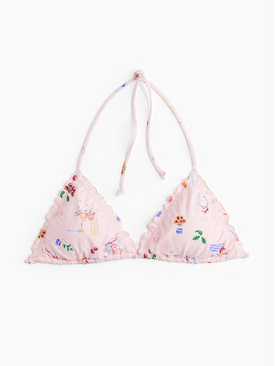 H&M Padded triangle bikini top at Collagerie