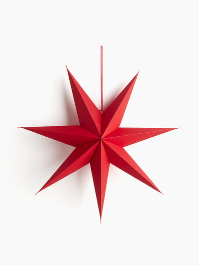 H&M Home Paper star lampshade at Collagerie