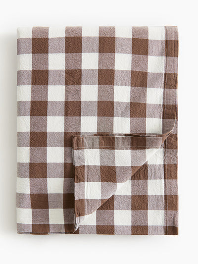 H&M Home Patterned cotton tablecloth at Collagerie